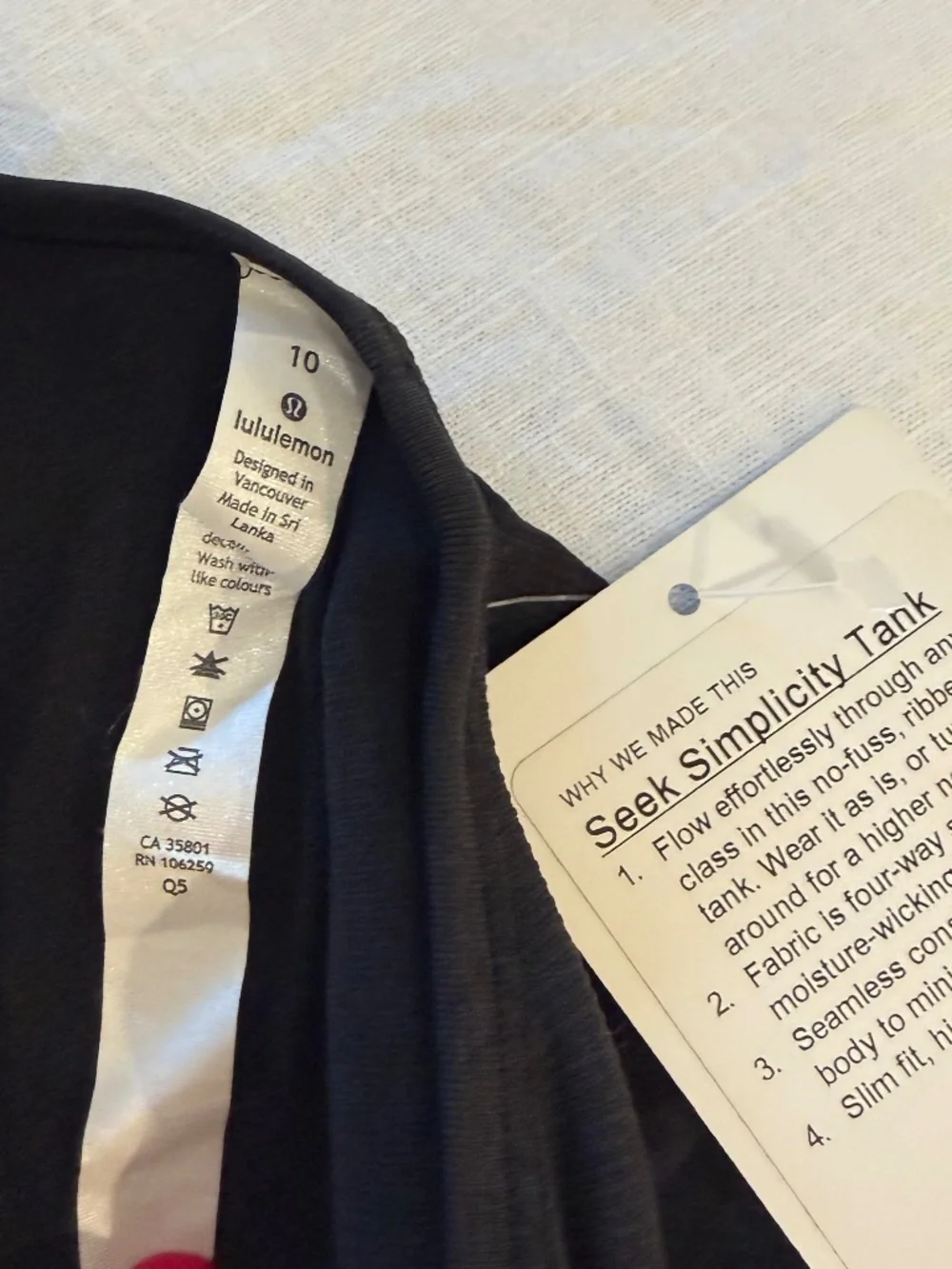 Brand New Lululemon Black 